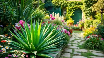 aloe vera au jardin