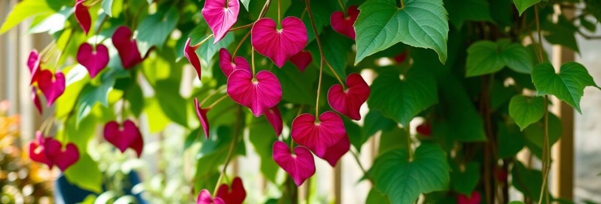 Aristoloche : cette plante grimpante aux fleurs en cœur qui s'accroche partout sans support