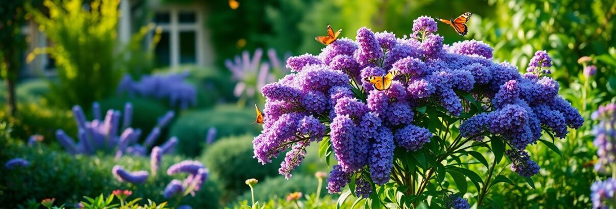 Buddleia : l'arbuste magique qui structure votre jardin et fleurit dès sa plantation