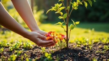 Ce geste méconnu avec une poignée de fleurs booste la vigueur des jeunes arbres plantés