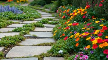Cette plante couvre-sol résistante pousse entre les dalles et transforme les allées en tapis fleuri