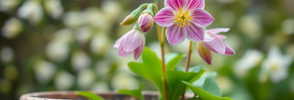 Cette plante rustique fleurit dès les premiers jours du printemps, même dans un vieux pot : l'hellébore