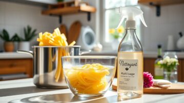L'eau de cuisson des pâtes : le nettoyant multi-usage économique que vous jetez tous les jours