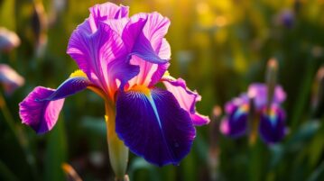 L'iris germanica : la fleur qui résiste à tout et parfume votre jardin dès les premiers rayons du soleil