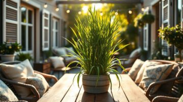 La citronnelle en pot : la solution parfumée contre les moustiques pour profiter de votre terrasse cet été