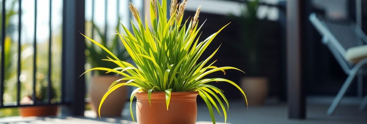 La citronnelle en pot : parfum enivrant et bouclier naturel contre les moustiques pour votre terrasse