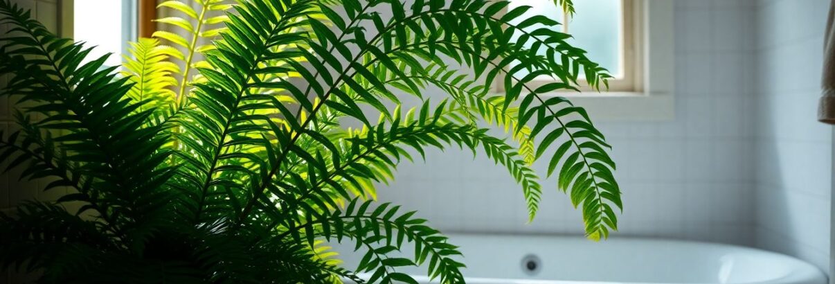 La Fougère de Boston : la plante tropicale parfaite pour votre salle de bain humide