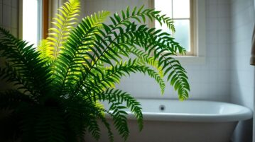 La Fougère de Boston : la plante tropicale parfaite pour votre salle de bain humide