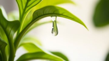 La plante qui pleure : votre indicateur naturel d'humidité du sol