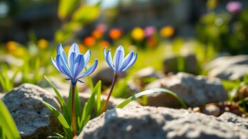 La scille de Sibérie : cette fleur bleu électrique qui égaye les jardins calcaires