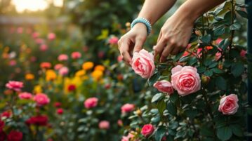 La taille en douceur des rosiers : comment régénérer vos anciennes plantes sans les traumatiser