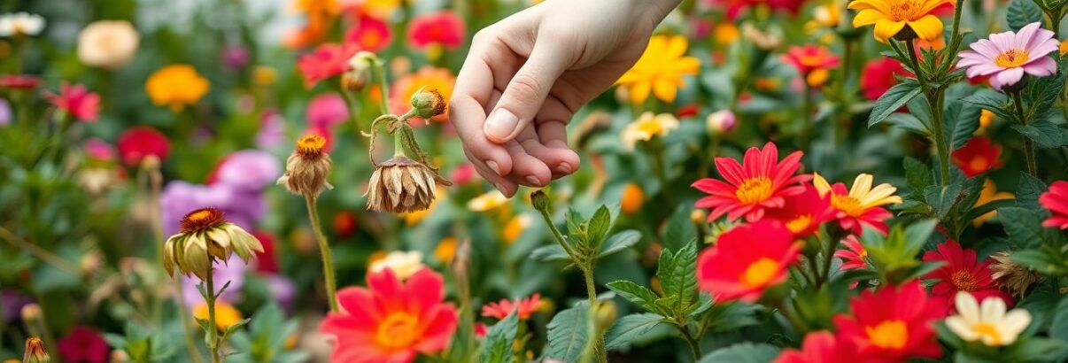 Le pincement des fleurs fanées : le geste simple qui transforme votre jardin