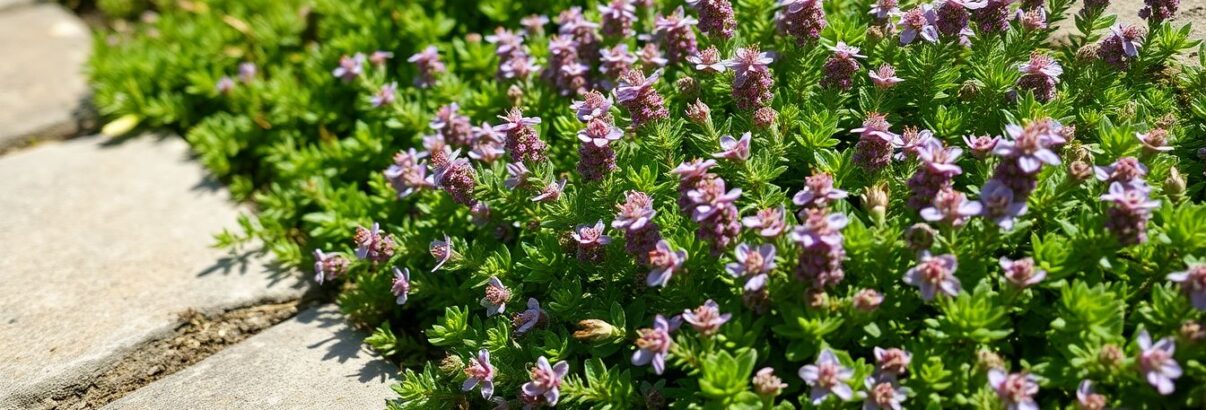 Le thym serpolet, l'allié naturel pour bannir les mauvaises herbes entre vos dalles