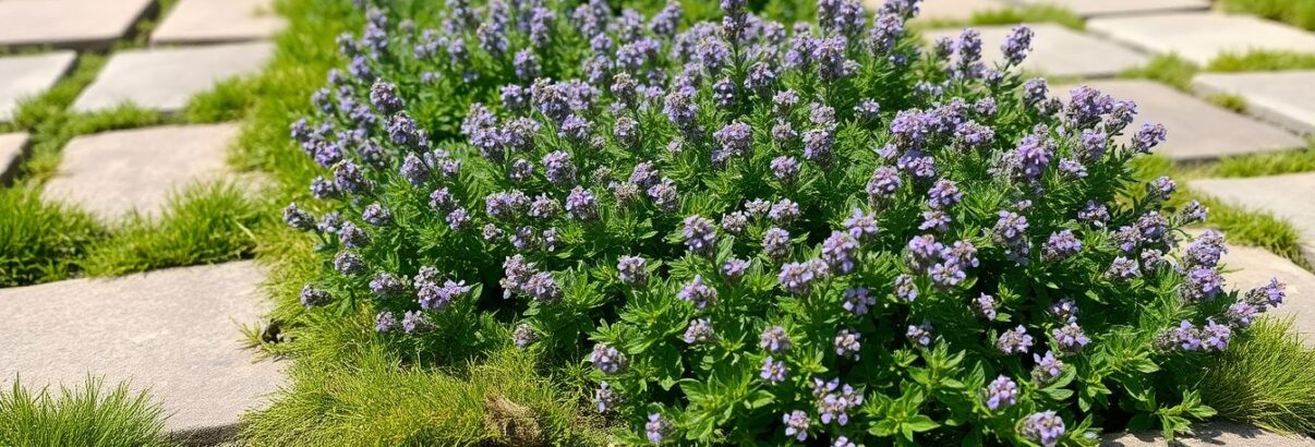Le thym serpolet : un couvre-sol parfumé qui s'invite entre vos dalles et remplace la pelouse