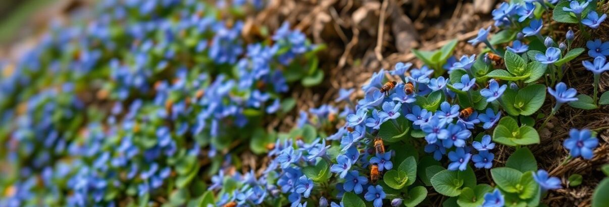 Lierre terrestre : le couvre-sol à fleurs bleues qui stabilise les terrains en pente et attire les abeilles