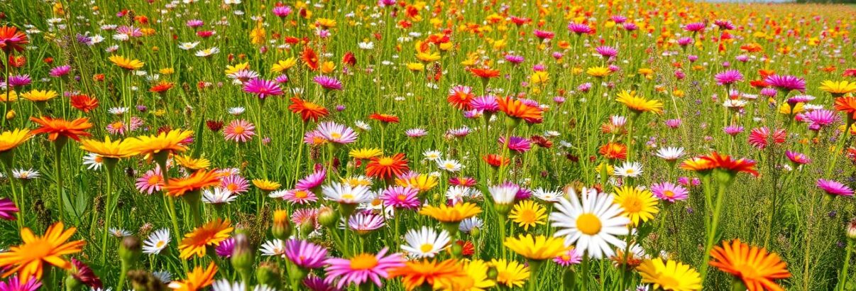 Mélange de fleurs à semer en avril : créez une prairie fleurie vibrante jusqu'à l'automne