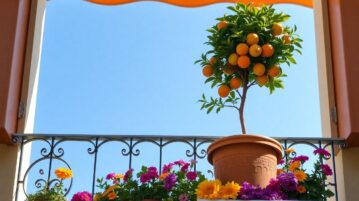 Mini-arbre fruitier en pot : embellissez votre balcon et récoltez dès la première année