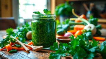 Pesto de fanes : la recette express qui transforme vos déchets en délice culinaire