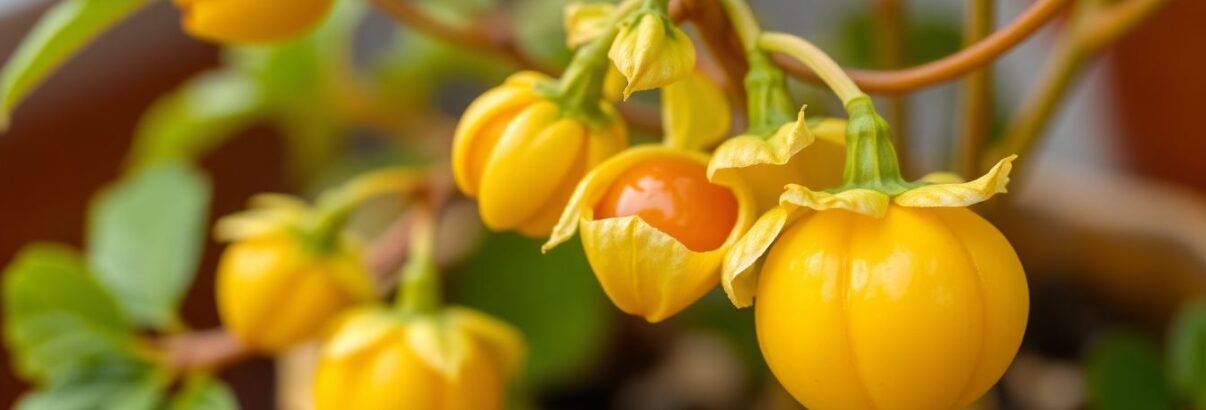 Physalis : ce petit fruit doré qui pousse en pot et a un goût de bonbon