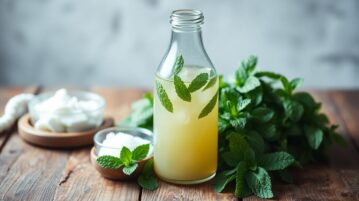 Sirop de menthe maison : la recette facile qui vous fera oublier les versions commerciales