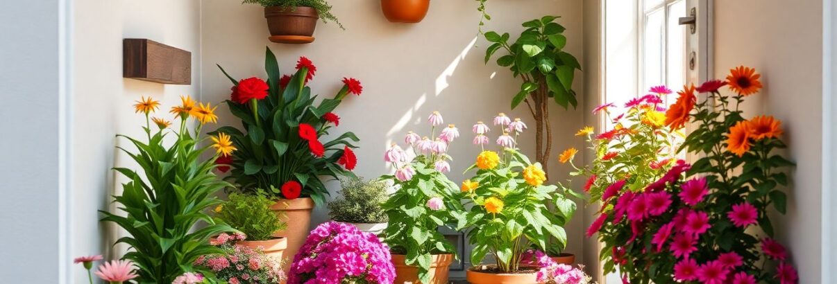 Transformez votre petit coin d'entrée en un jardin de pots époustouflant