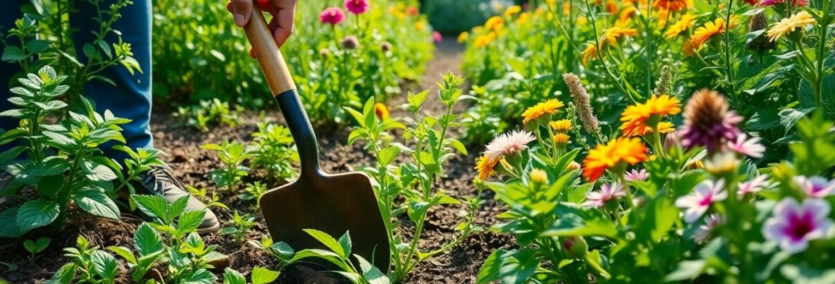 10 astuces de désherbage naturel en mai pour un jardin sans produits chimiques