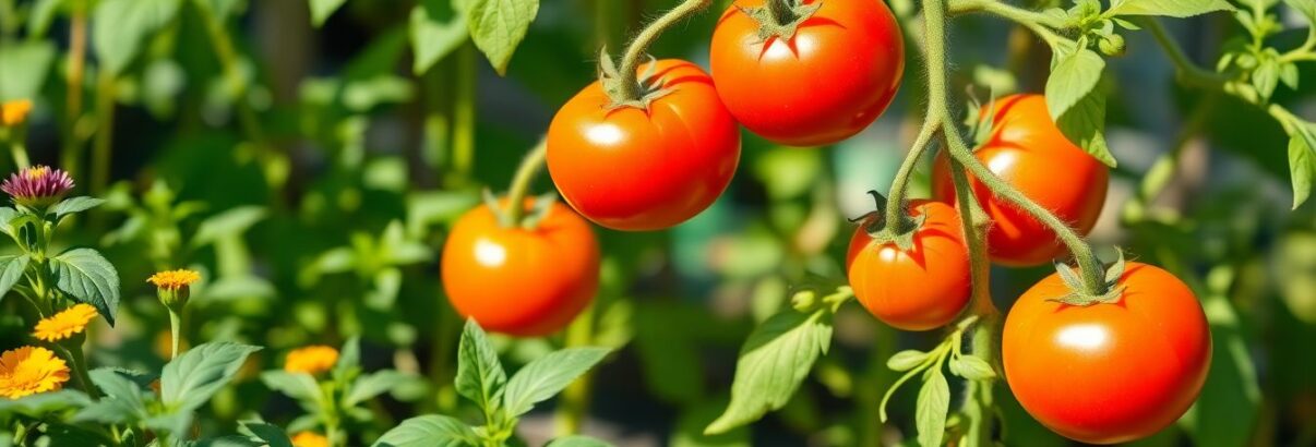 Associez ces 3 plantes à vos tomates pour des fruits plus sucrés et savoureux