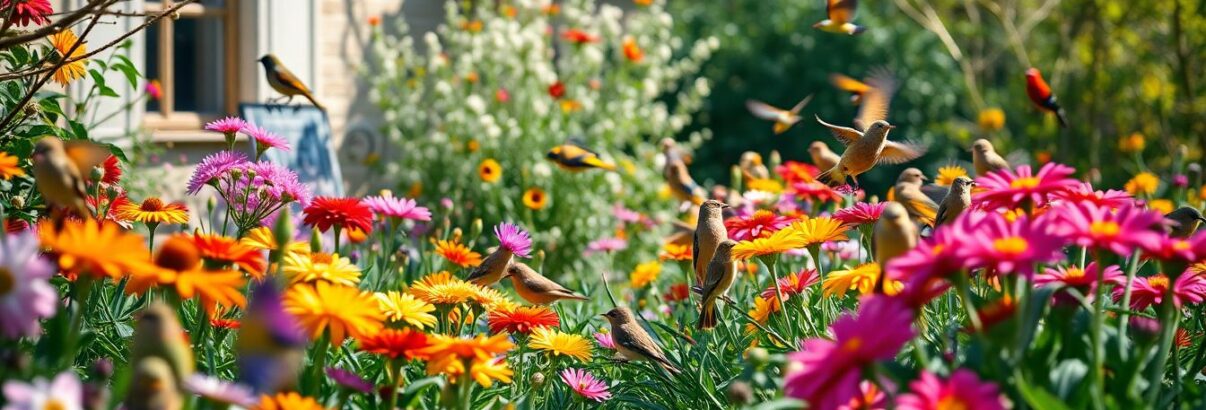 Attirez une multitude d'oiseaux dans votre jardin grâce à ces plantations d'avril