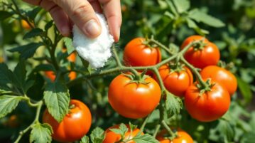 Bicarbonate de soude sur les tomates : l'arme secrète contre le mildiou et le cul noir