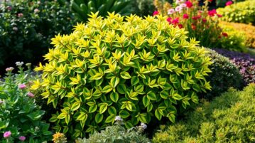 Euonymus fortunei 'Emerald'n Gold' : l'atout lumineux pour vos massifs en toute saison