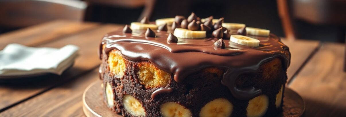 Gâteau banane-chocolat : le délice qui séduit tous les internautes