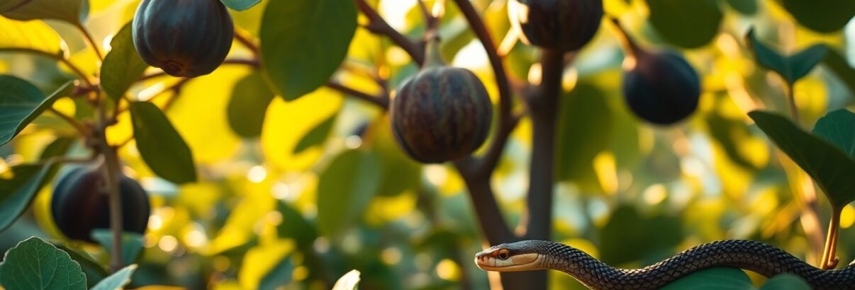 L'arome séduisant du figuier : un appât naturel pour les serpents dans votre jardin