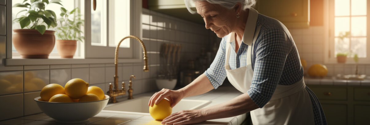 L'astuce de grand-mère au citron qui fait briller vos joints de carrelage sans effort