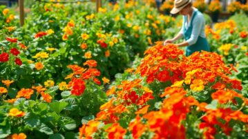 La capucine: alliée colorée du jardinier qui éloigne les ravageurs et illumine le potager
