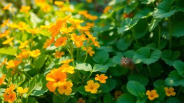 La capucine : une plante comestible qui éloigne naturellement les rongeurs