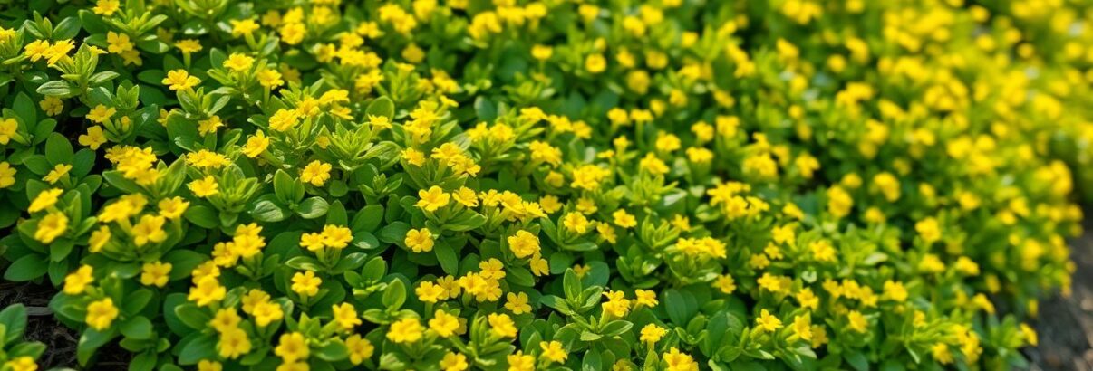 La Lysimaque nummulaire : un couvre-sol fleuri qui étouffe les mauvaises herbes et résiste à la sécheresse