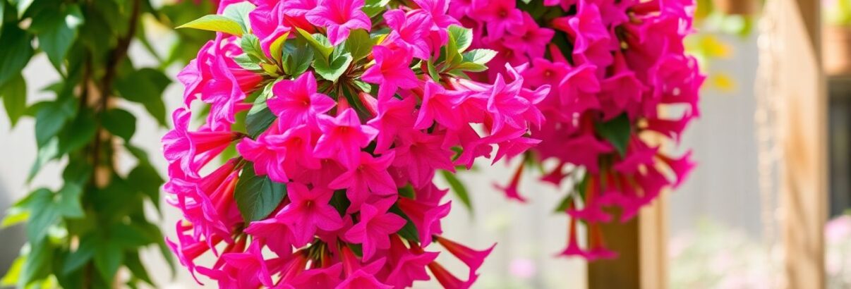 Le Dipladénia : cette plante grimpante qui s'accroche seule et fleurit sans relâche même au vent