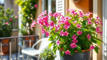 Le Dipladenia : la plante parfaite pour votre balcon plein sud qui fleurit sans cesse
