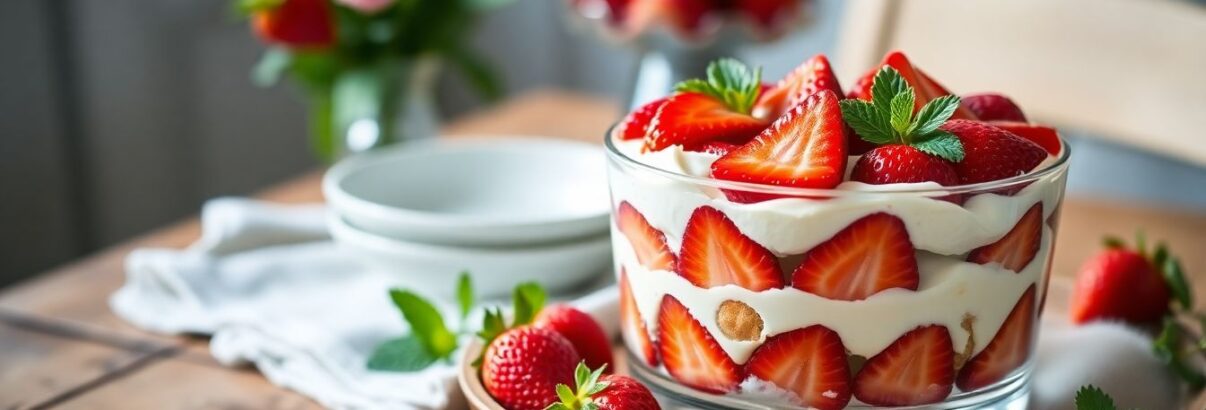 Tiramisu aux fraises : le dessert de mai express qui épate vos invités sans cuisson