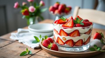 Tiramisu aux fraises : le dessert de mai express qui épate vos invités sans cuisson