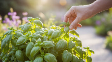 Basilic : 5 astuces pour une récolte continue des feuilles sans jamais épuiser votre plante