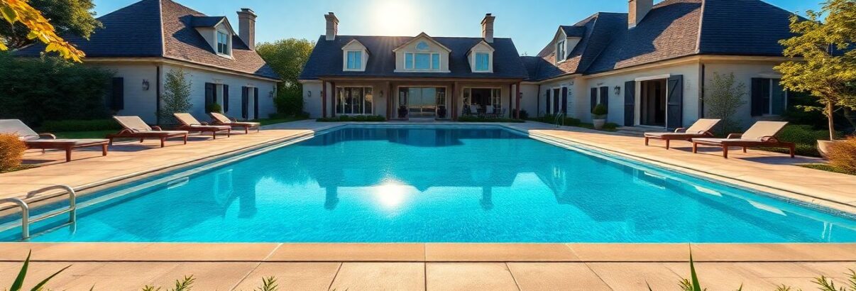 belle piscine maison