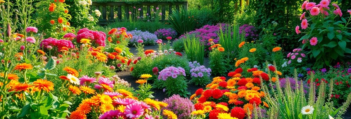 Ce mélange magique de graines crée un carré potager auto-équilibré et fleuri
