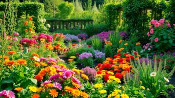 Ce mélange magique de graines crée un carré potager auto-équilibré et fleuri