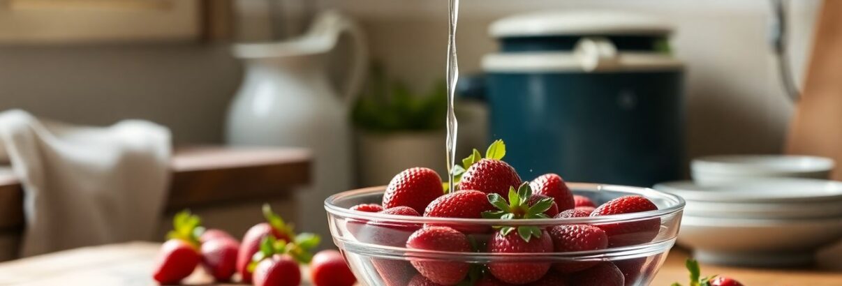 Cette astuce au vinaigre blanc fait durer vos fraises 3 jours de plus sans les abîmer