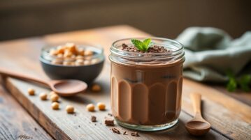 Cette recette géniale transforme les pois chiches en mousse au chocolat crémeuse