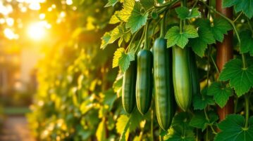 Concombre : ce légume grimpant qui adore la chaleur et produit jusqu'en septembre