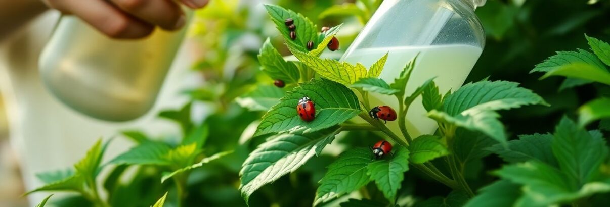 Elle pulvérise ce mélange maison au jardin : adieu pucerons, sans toucher aux coccinelles