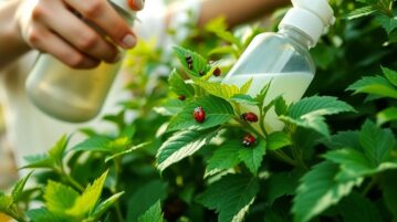 Elle pulvérise ce mélange maison au jardin : adieu pucerons, sans toucher aux coccinelles