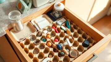 Elle recycle ses boîtes d'œufs pour organiser ses tiroirs : simple, gratuit, et plus pratique que le plastique